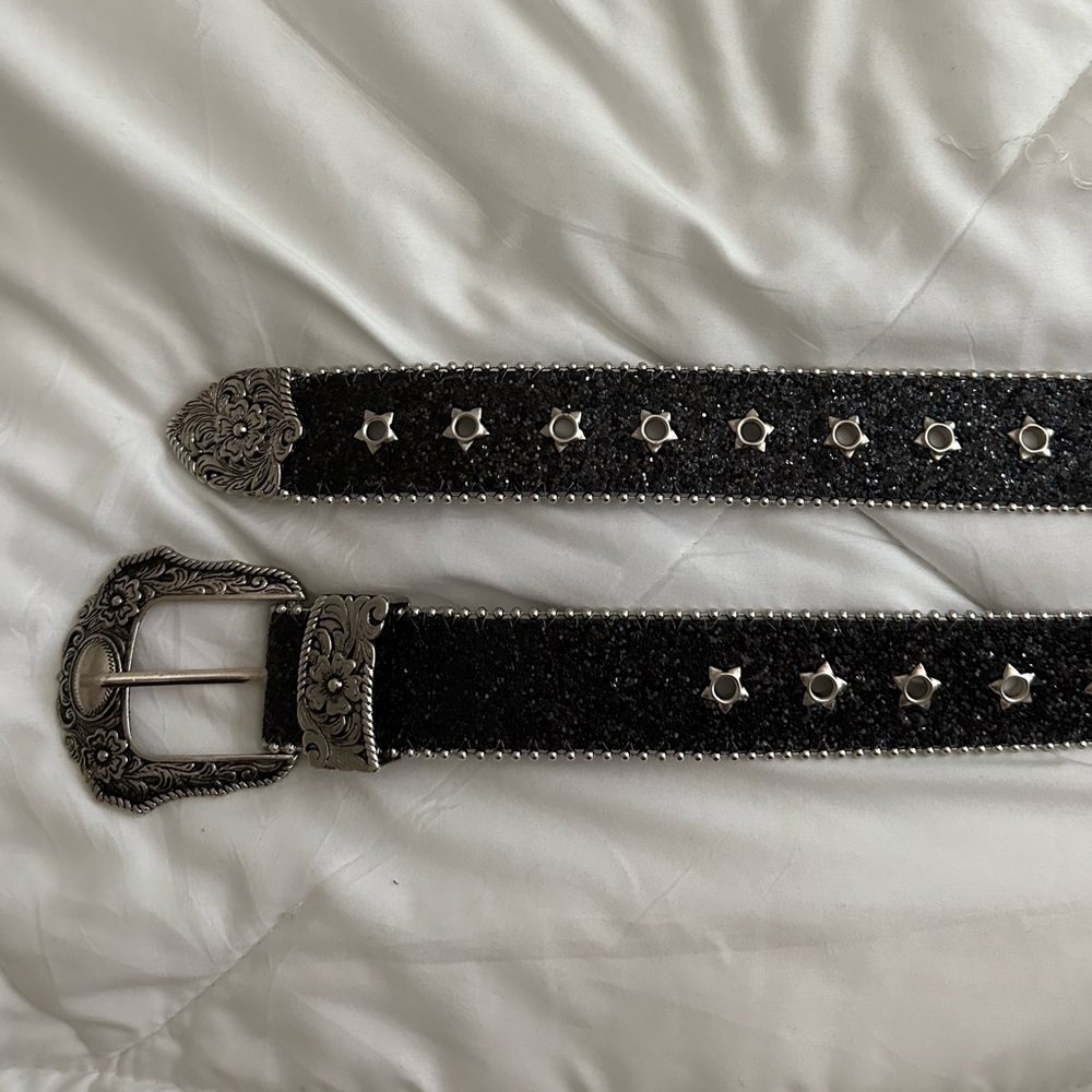 star rhinestone belt